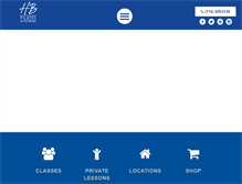 Tablet Screenshot of hbpilates.com